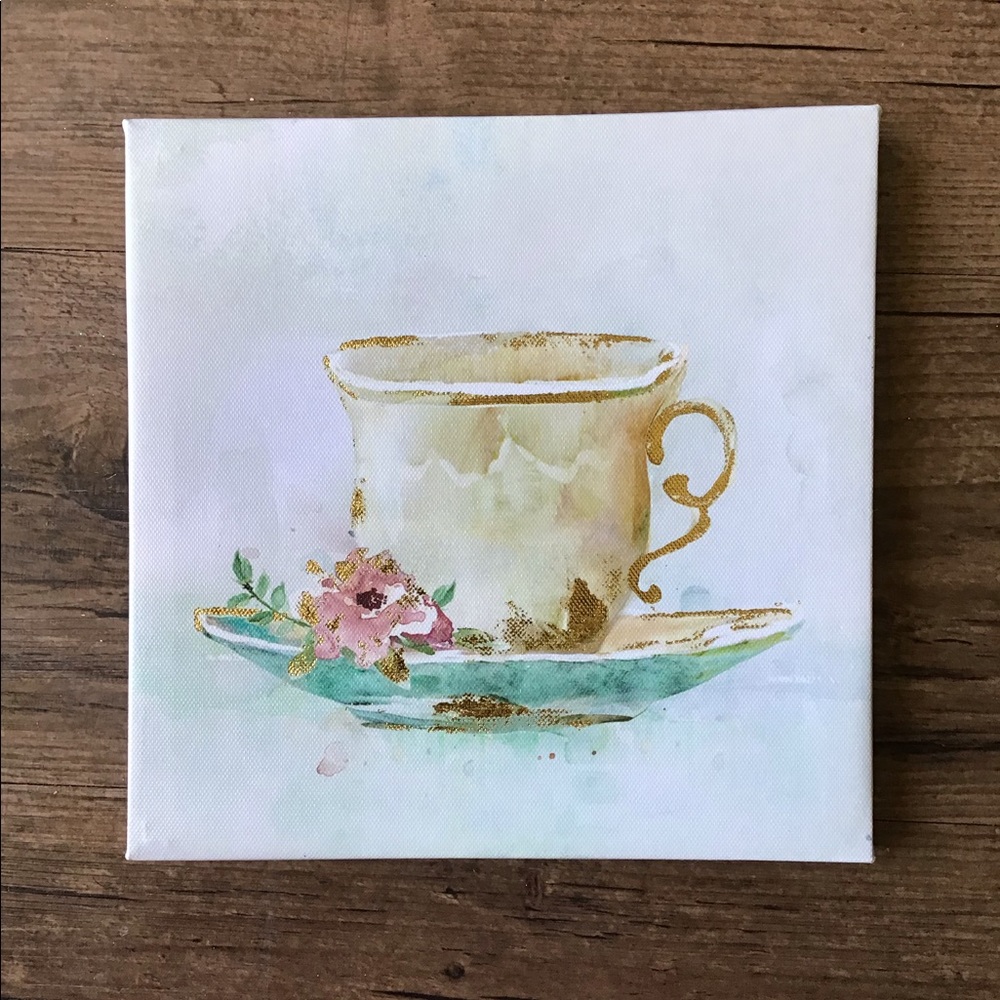 Teacup Canvas Wall Art